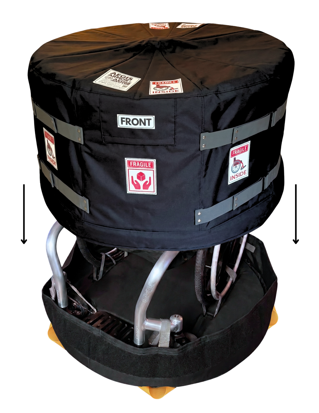 AEGIS ARMOR Wheelchair Travel Protection System